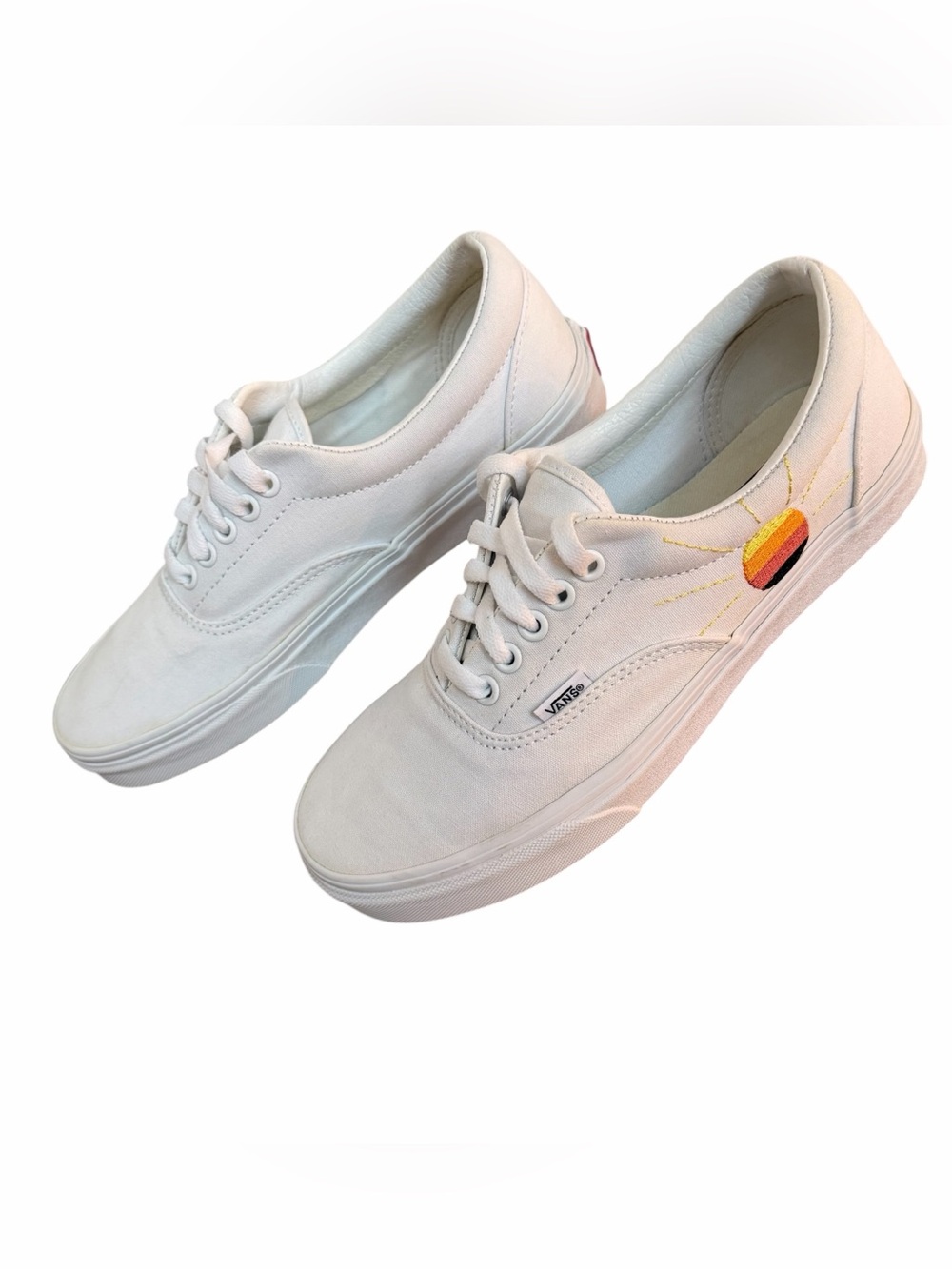 Madewell X Vans®Unisex Sunset-Embroidered Era™ Lace-Up Retro Skater Sneakers